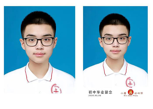 高中毕业证照片是什么颜色的底色