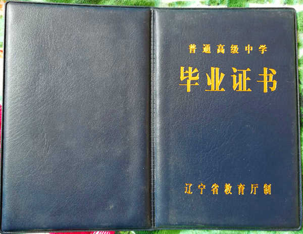 沈阳市共青团实验中学高中毕业证样本_图片