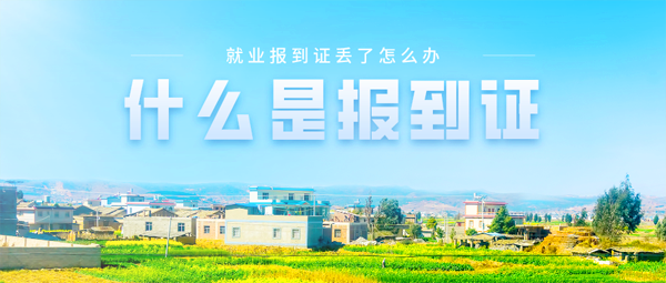 什么是报到证？报到证丢了怎么办？
